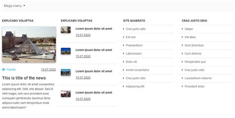 bootstrap mega menu codepen|20+ Bootstrap Horizontal Menu Design Examples .